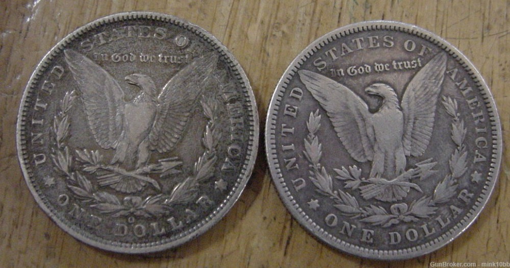 1884-1891-O Morgan  Silver Dollars 4-13-img-1