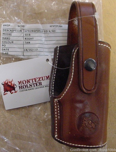 Montezuma Field Holster Springfield XD 9-40  Tan-img-0
