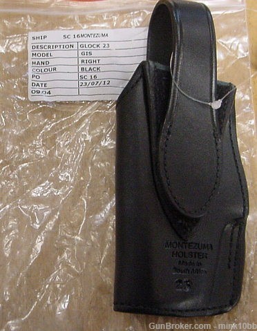 Montezuma Field Holster Glock 23 Black-img-1