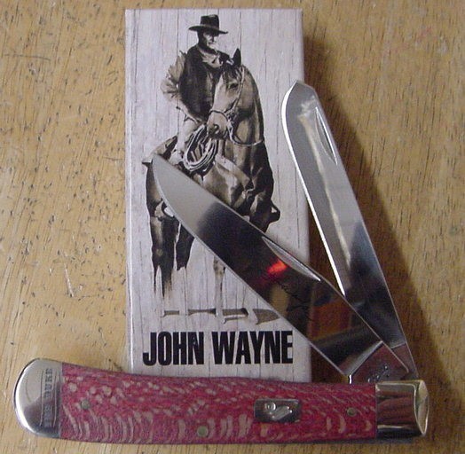 Case John Wayne Trapper  Knife  Sycmore 10692 --img-0
