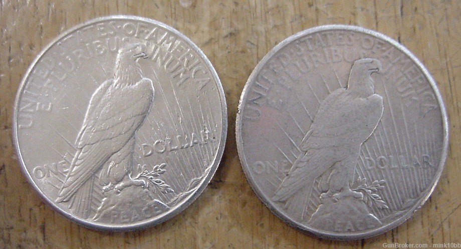 1925-1927  Peace  Silver Dollars 4-21-img-1