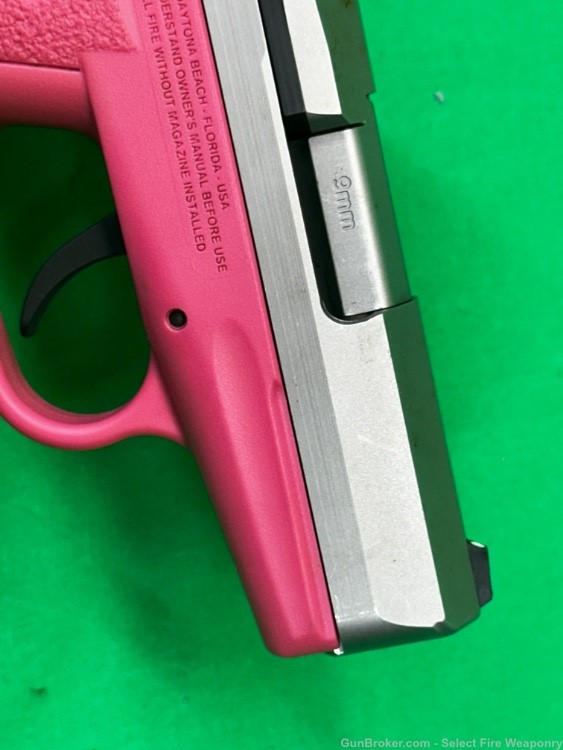 Pink SCCY CPX-2 CPX 2 9mm pistol in box 1 mag Missing Rear sight-img-8