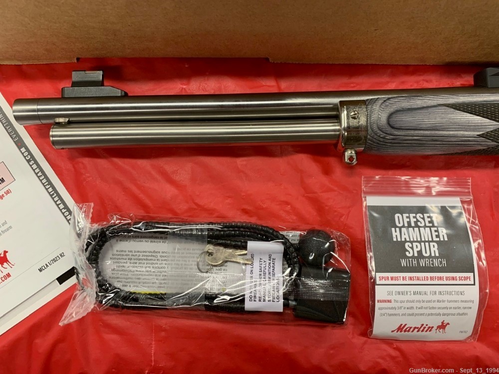 MARLIN (RUGER) 336 SBL STAINLESS 19.1" BBL .30-30 - IN BOX !-img-6