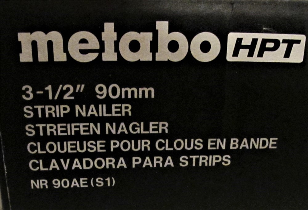 New Metabo HTP NR 90AE (S1) Pnuematic Nailer-img-2