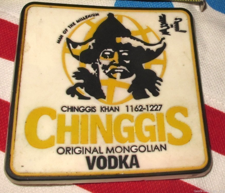 Chinggis Khan Vodka Coasters-img-1
