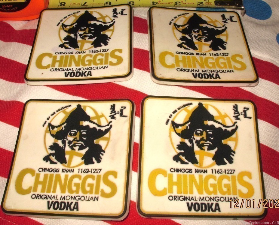 Chinggis Khan Vodka Coasters-img-0