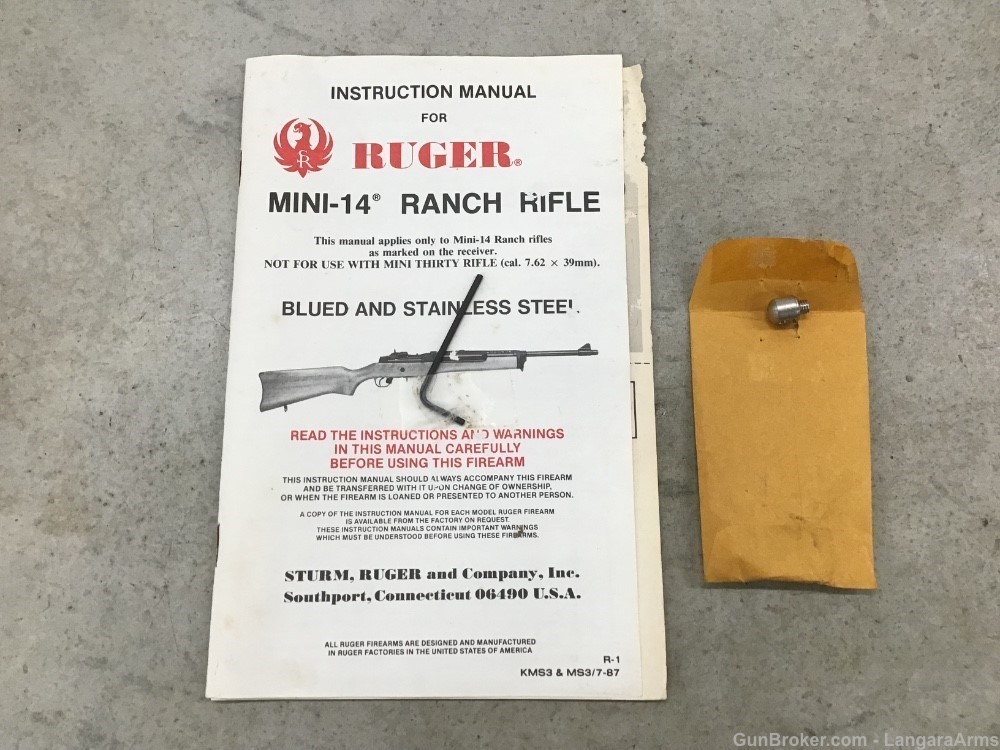 Mint Pre Ban Ruger Mini-14 Ranch Rifle .223 Rem/5.56X45MM Factory Folder-img-21