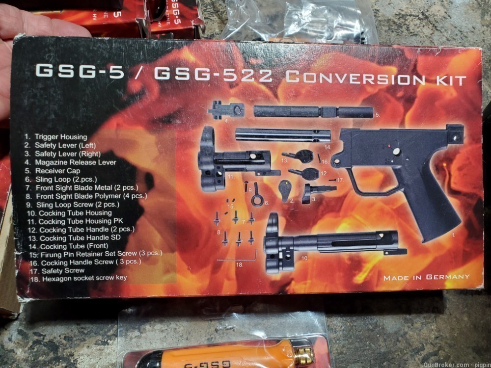 Two Gsg/ 522 mp5 prelawsuit coversion kits  With mags screw and tool sets-img-0