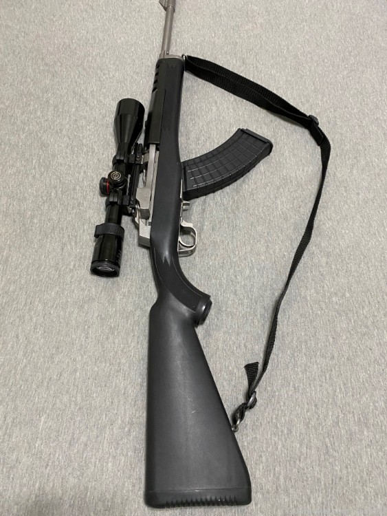 RUGER Mini Thirty 7.62x39, 18.50in 30rd Matte Stainless Rifle-img-5