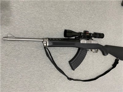 RUGER Mini Thirty 7.62x39, 18.50in 30rd Matte Stainless Rifle