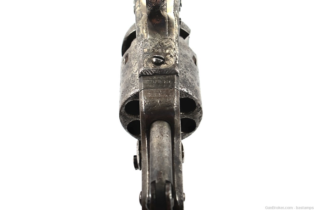 Engraved Colt 1851 London Navy .36 Caliber Percussion Revolver (Antique)-img-11