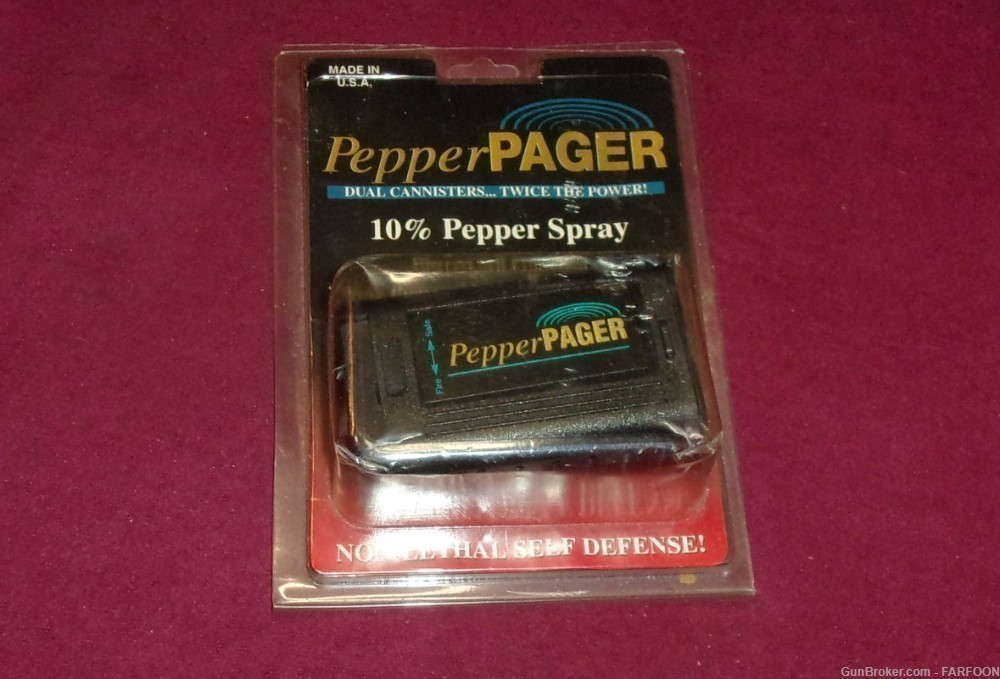 PEPPER PAGER DUAL CANISTERS 10% PEPPER SPRAY-img-0