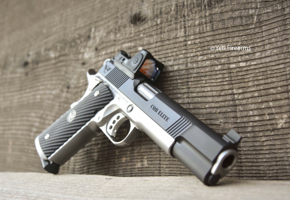 Wilson Combat CQB Elite 1911 .45 ACP W/ RMR Deluxe Blue Stainless Upgrades -img-5