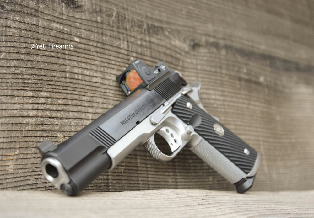 Wilson Combat CQB Elite 1911 .45 ACP W/ RMR Deluxe Blue Stainless Upgrades -img-4