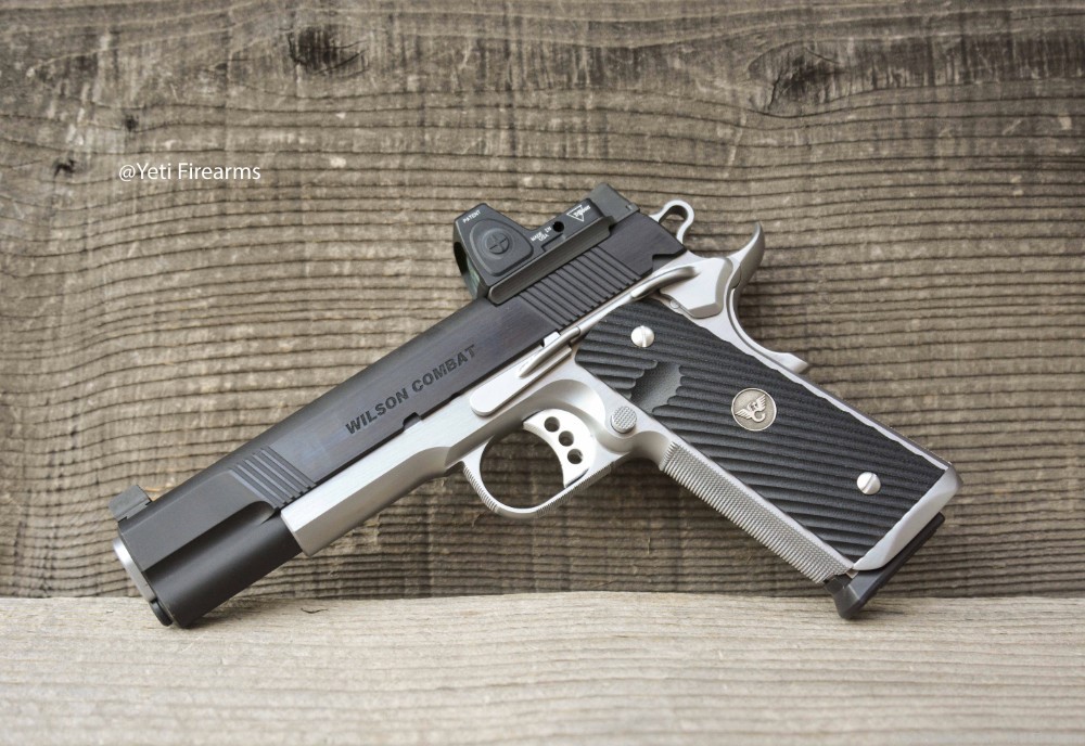 Wilson Combat CQB Elite 1911 .45 ACP W/ RMR Deluxe Blue Stainless Upgrades -img-6