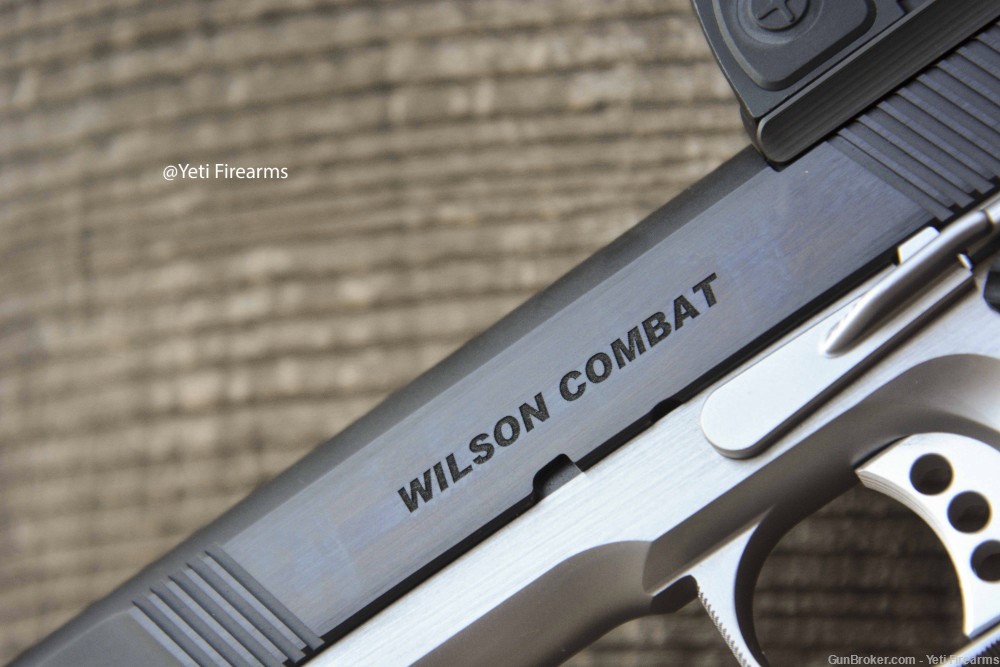 Wilson Combat CQB Elite 1911 .45 ACP W/ RMR Deluxe Blue Stainless Upgrades -img-8