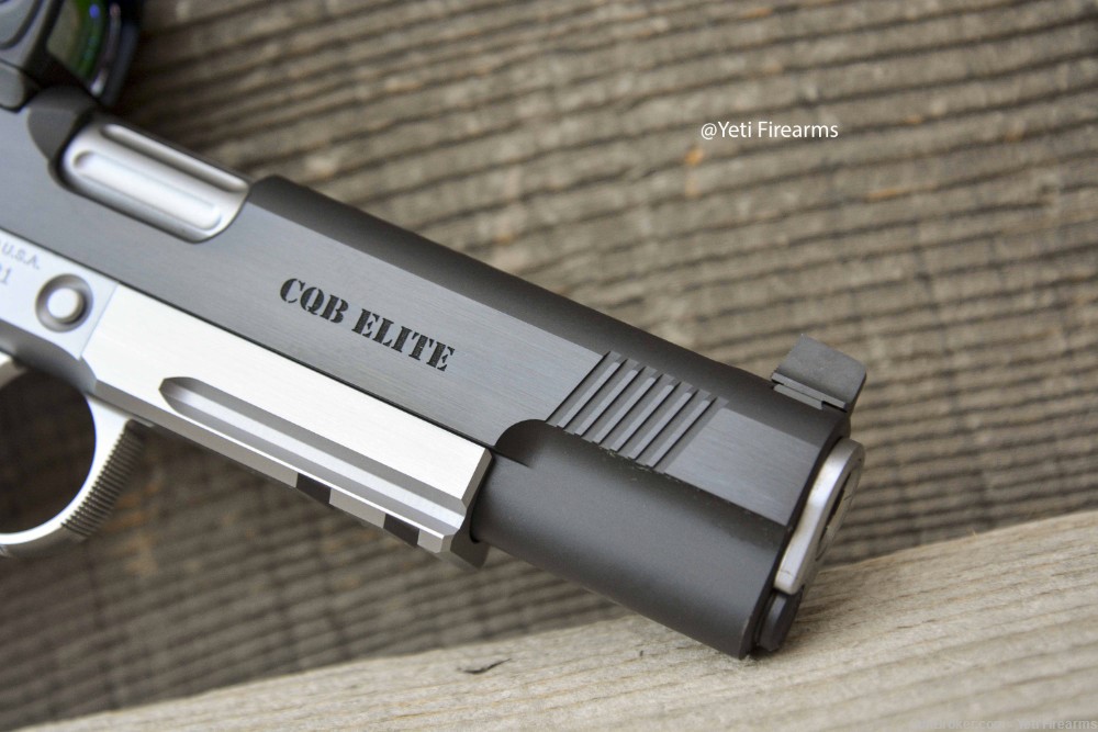Wilson Combat CQB Elite 1911 .45 W/ RMR Rail Deluxe Blue Stainless Upgrades-img-8