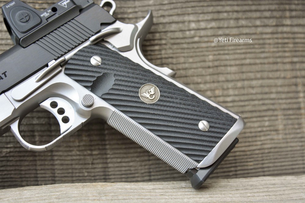 Wilson Combat CQB Elite 1911 .45 W/ RMR Rail Deluxe Blue Stainless Upgrades-img-12