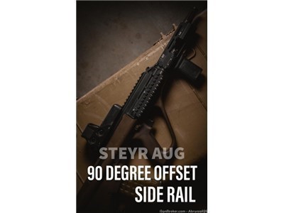 Steyr AUG A3/M1 BLACK 90 Degree Offset Receiver Rail