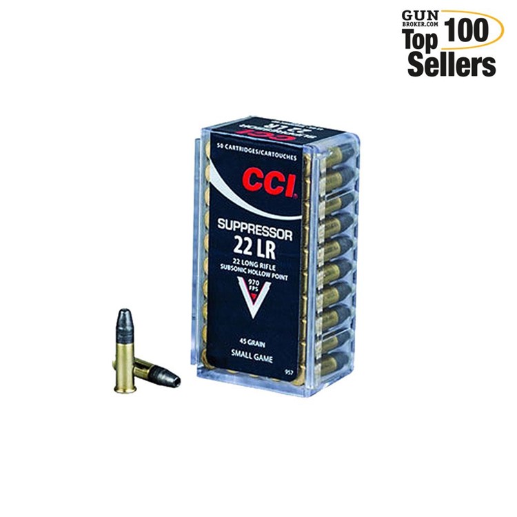 CCI 957 Suppressor 22LR SubSonic HP 45GR-img-0
