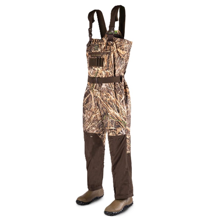 GATOR WADERS Mens Shield Insulated Waders, Realtree Max-7, Size: Stout 12-img-1