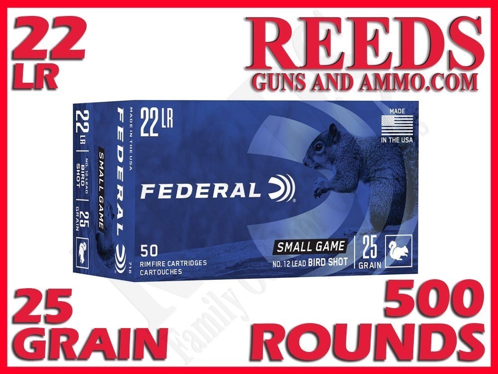 Federal Small Game 12 Shot 22 LR 25 Grain 716-img-0