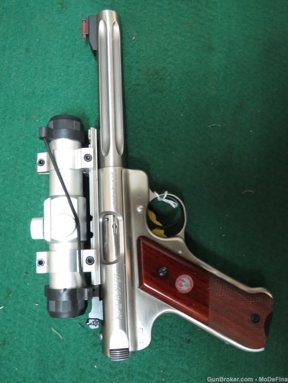 Ruger Mark III Hunter with Red Dot Scope .22 LR-img-1