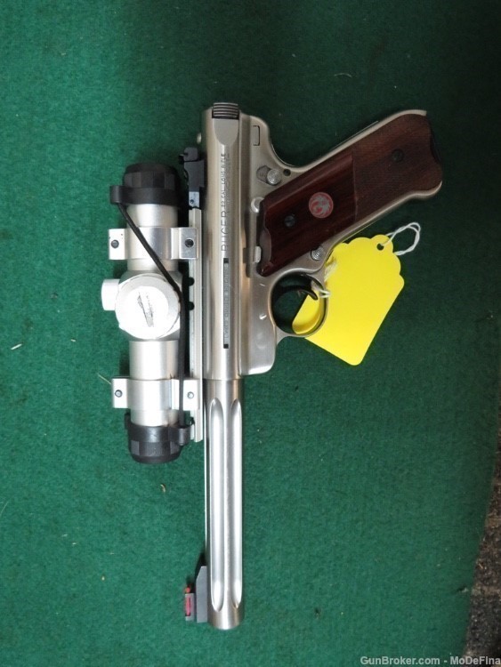 Ruger Mark III Hunter with Red Dot Scope .22 LR-img-0