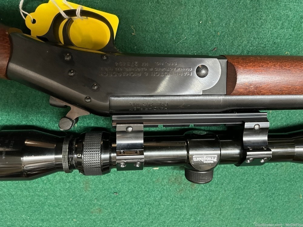 Harrington & Richardson Handi Rifle .243 Cal w/ Scope-img-3