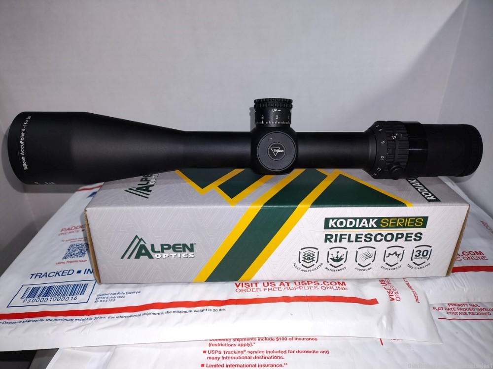 Trijicon 4-16x50 Accupoint Hunting/Shooting Scope BAC Green Triangle Post-img-1