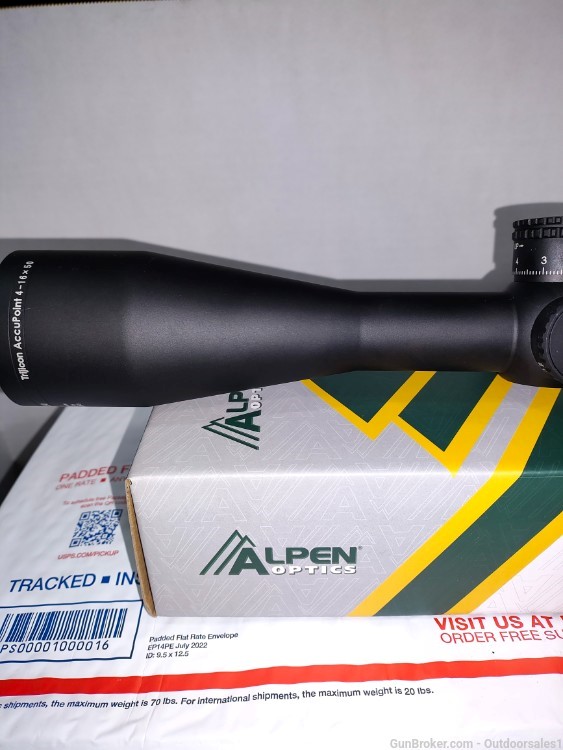 Trijicon 4-16x50 Accupoint Hunting/Shooting Scope BAC Green Triangle Post-img-3