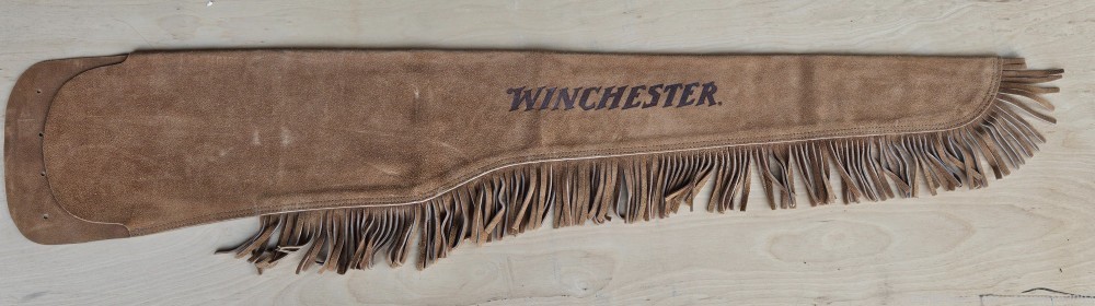 Suede Winchester 1894 Leather Case for Big Bore 94 XTR-img-0