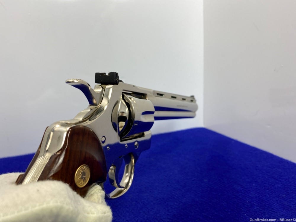 Colt Python .357 Mag -DESIRABLE 8" NICKEL MODEL- Iconic Snake Model-img-24