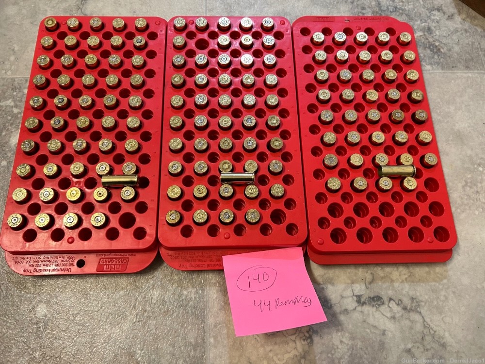 44 REM MAG BRASS (140 count) -img-0