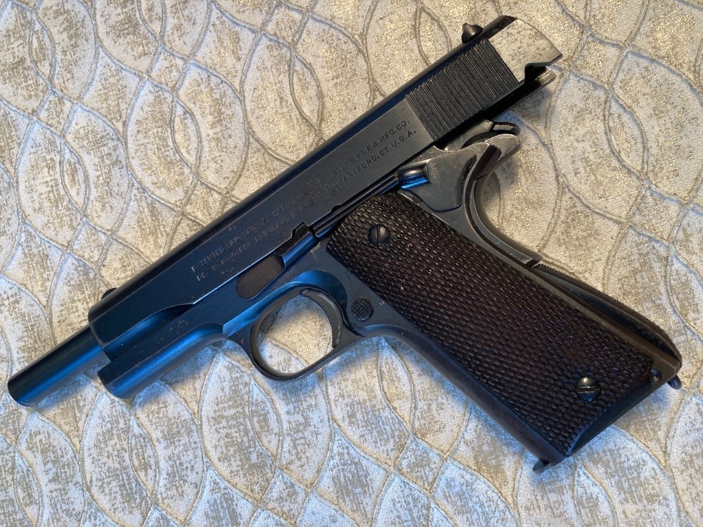 Colt 1911A1 .45 Pistol 1939 NAVY “Holy Grail” “RARE” WW2 Historical ICON-img-8