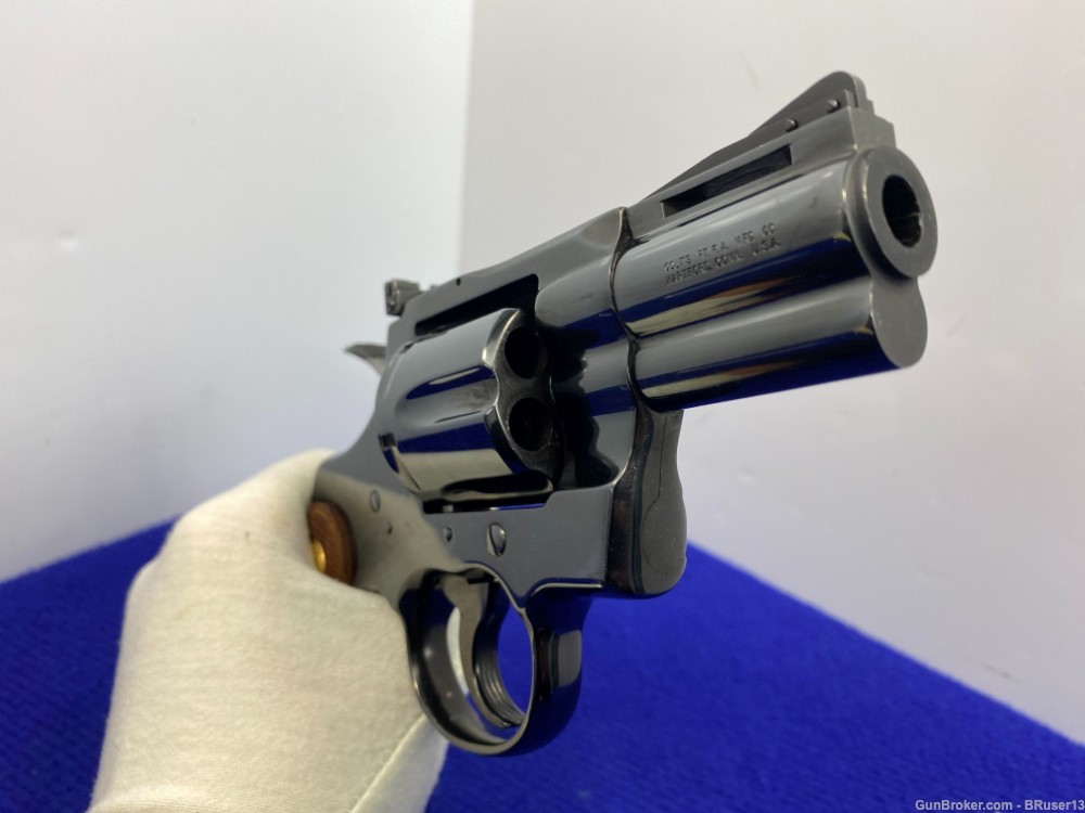 Colt Python .357 Mag Blue -COLLECTIBLE SNAKE SERIES- Desirable 2.5" Barrel -img-25