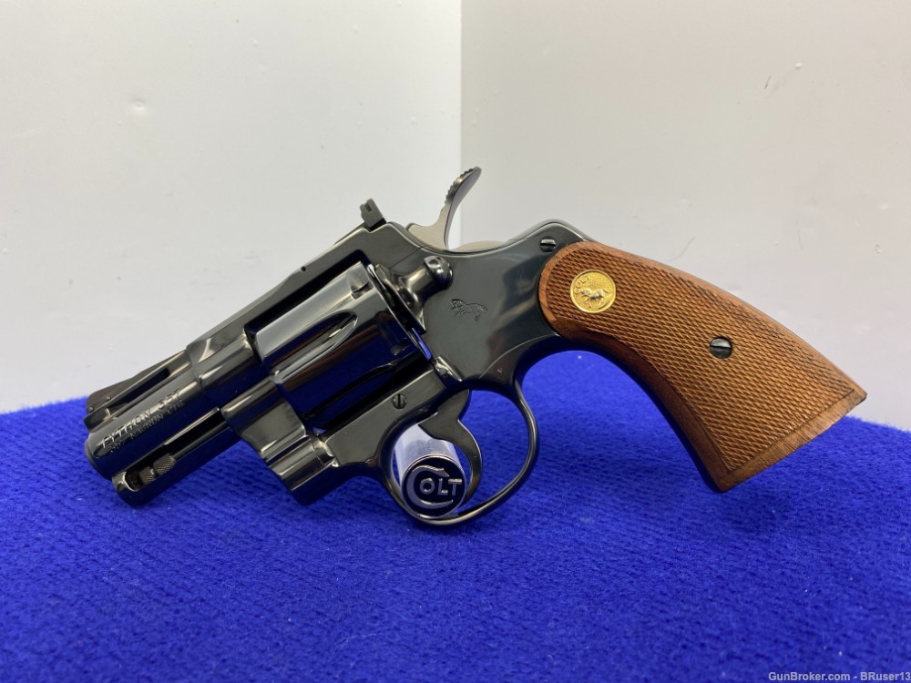 Colt Python .357 Mag Blue -COLLECTIBLE SNAKE SERIES- Desirable 2.5" Barrel -img-3