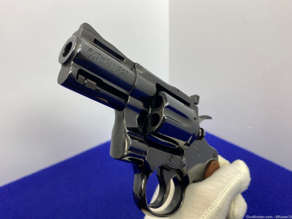 Colt Python .357 Mag Blue -COLLECTIBLE SNAKE SERIES- Desirable 2.5" Barrel -img-24