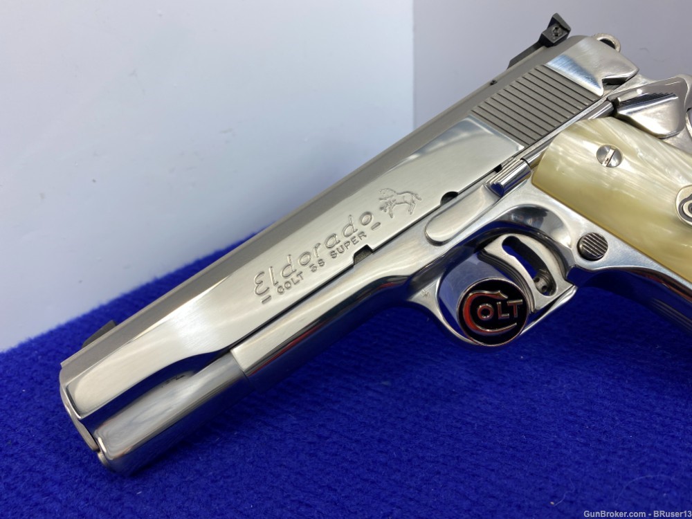 1992 Colt Eldorado .38 Super Ultimate Stainless *AMAZING NATIONAL MATCH EL*-img-8