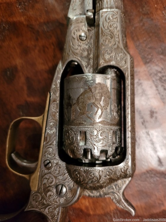 Remington New Model Army .36 Caliber Revolver 1863. Beautifully Engraved-img-7