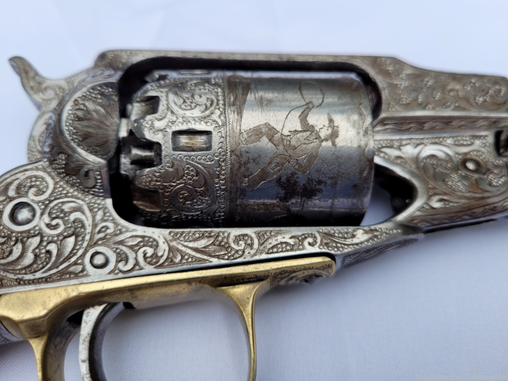 Remington New Model Army .36 Caliber Revolver 1863. Beautifully Engraved-img-19