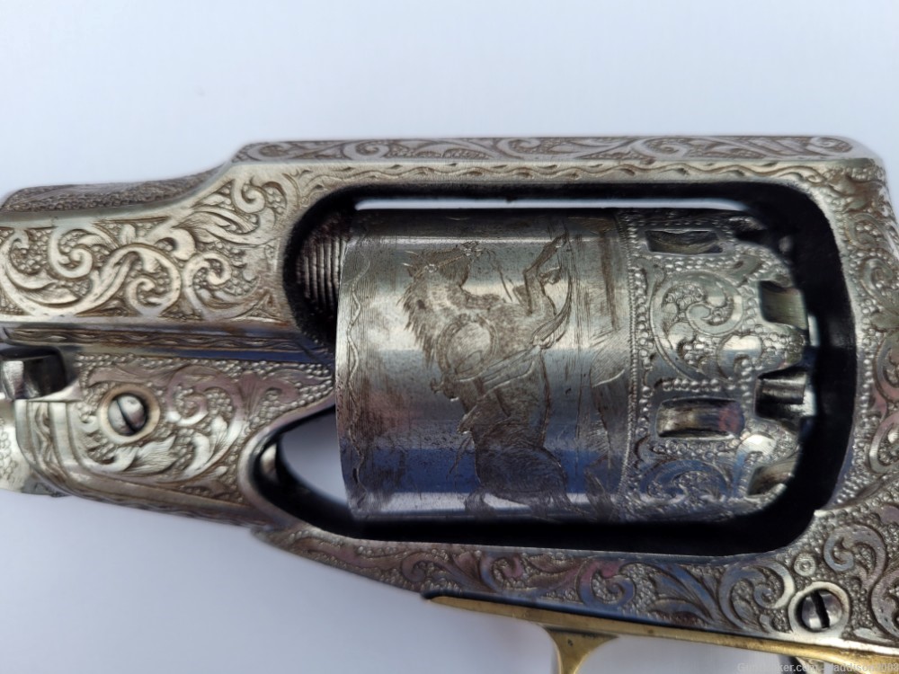 Remington New Model Army .36 Caliber Revolver 1863. Beautifully Engraved-img-11