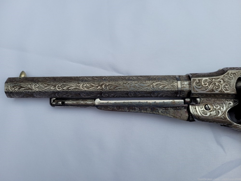 Remington New Model Army .36 Caliber Revolver 1863. Beautifully Engraved-img-26