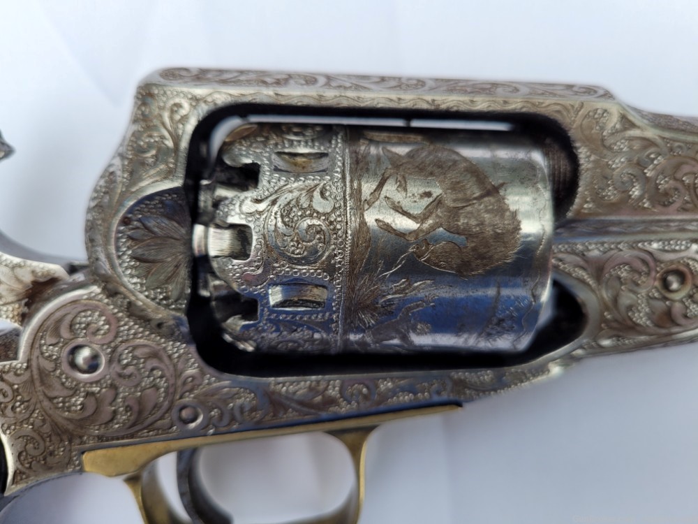 Remington New Model Army .36 Caliber Revolver 1863. Beautifully Engraved-img-13