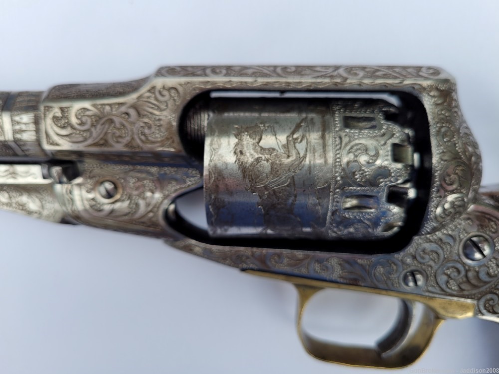 Remington New Model Army .36 Caliber Revolver 1863. Beautifully Engraved-img-5