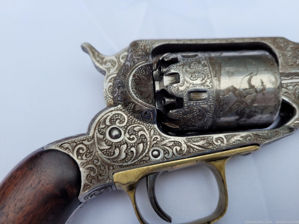 Remington New Model Army .36 Caliber Revolver 1863. Beautifully Engraved-img-4