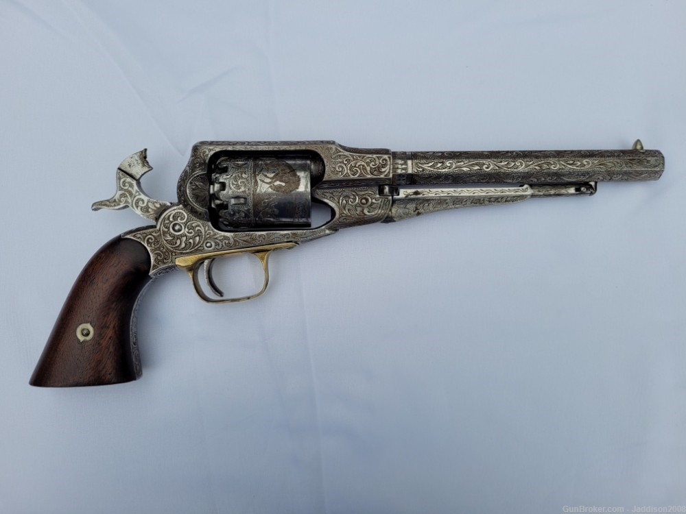 Remington New Model Army .36 Caliber Revolver 1863. Beautifully Engraved-img-31