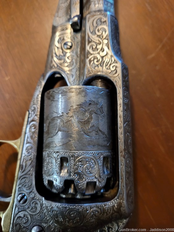 Remington New Model Army .36 Caliber Revolver 1863. Beautifully Engraved-img-1