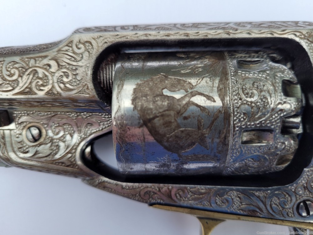 Remington New Model Army .36 Caliber Revolver 1863. Beautifully Engraved-img-6