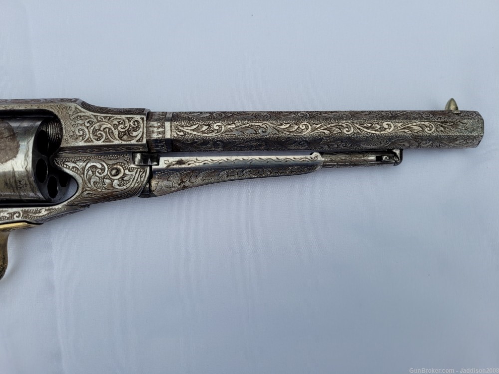 Remington New Model Army .36 Caliber Revolver 1863. Beautifully Engraved-img-24